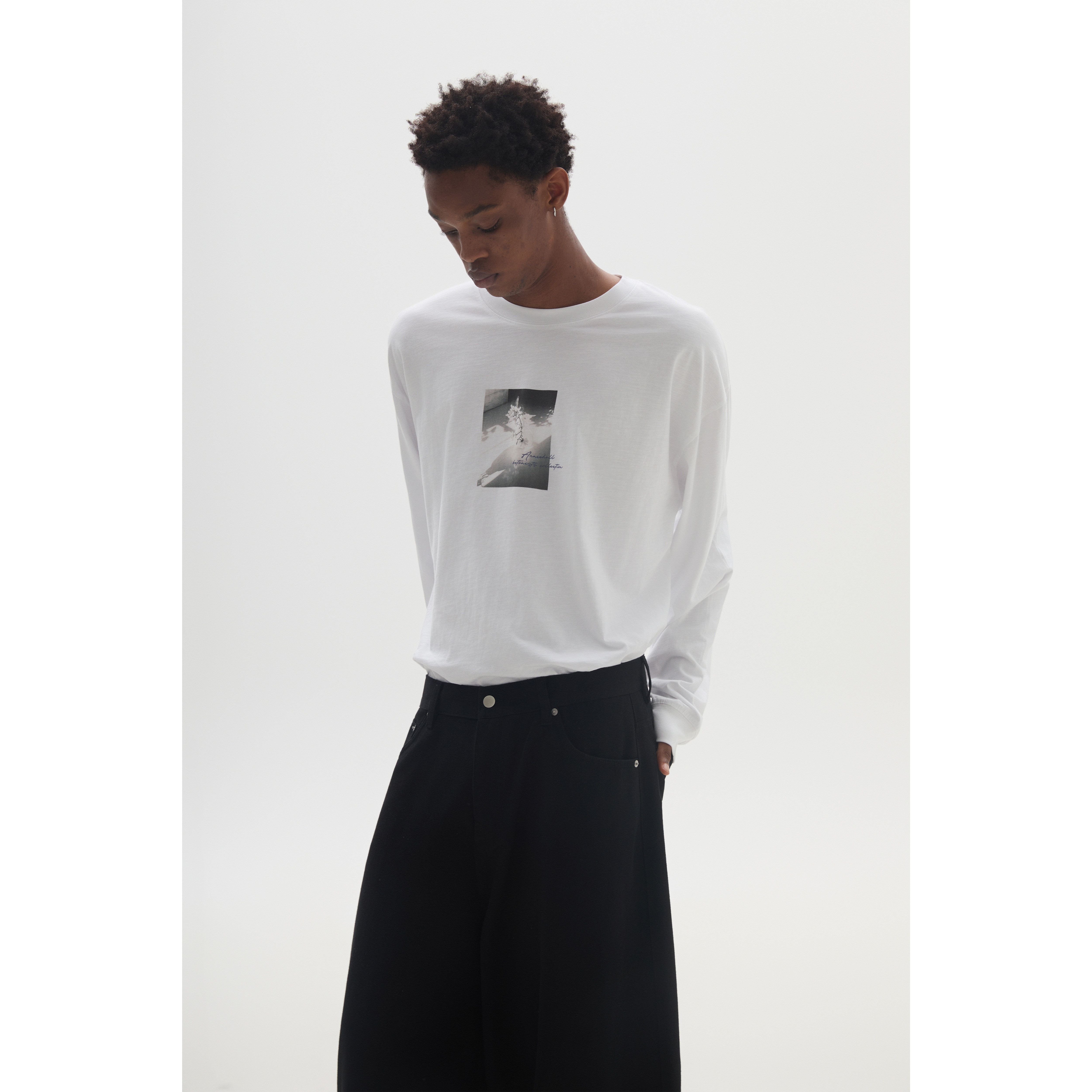 「植物系列」质感数码印花长袖T