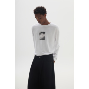 印花长袖 tee「植物系列」质感数码 T恤tee photo Anniehall25fw