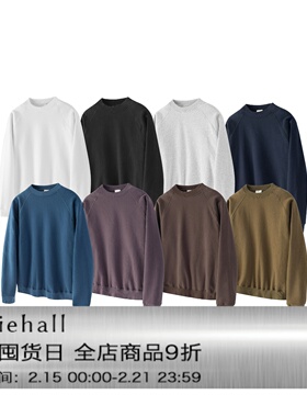 Anniehall25fw raglan crewneck加绒基础保暖复古插肩袖圆领卫衣