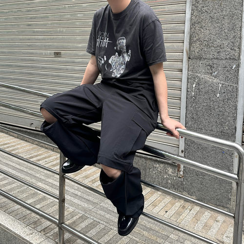 超透气假拆卸作训长裤军事风长裤