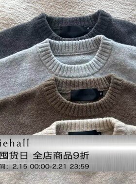 anniehall23fw wool sweater重磅澳洲羊毛毛衣舒适软糯可贴身穿着