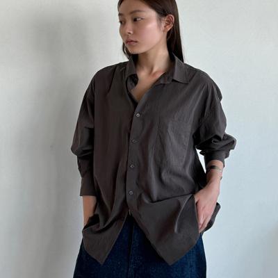 干丝肌理布料知识分子长袖衬衫