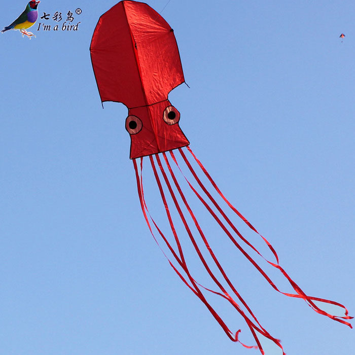 潍坊风筝 5米大章鱼风筝 平面章鱼风筝 绚丽多彩  好飞