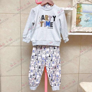 澳洲正品PeterAlexander儿童春秋睡衣服家居现货PA女宝套装姐妹装