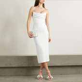 晚礼服中长裙简单大方年会小礼服气质派对2024新款 连衣 气质妈妈装