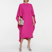 晚礼服优雅气质中长裙2023新款 派对公司聚会小礼服罪连衣裙中长款