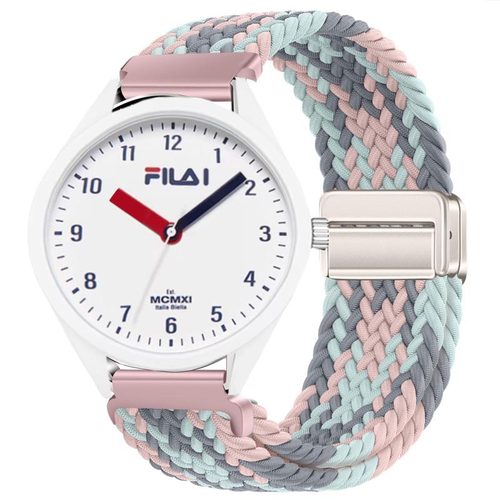 适用FILA斐乐男女款编织磁吸表带