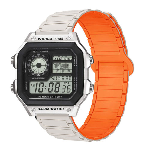 适用卡西欧小方块AE1200手表表带