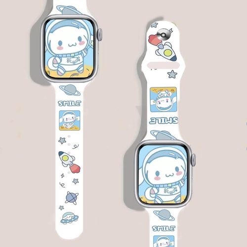 适用华强北S10硅胶印花watch腕带