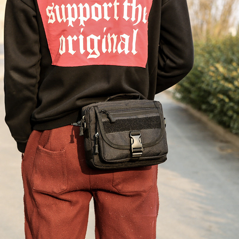 清仓】军迷战术背包单肩斜挎多功能户外运动挂包登山运动路亚腰包