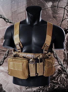 战术马甲作战背心D3胸挂多功能弹挂军迷用品轻量化特战防护衣快拆