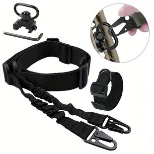 战术背带扣背带式qd快拆旋转qd扣头快拆背带扣双点快速释放吊索扣