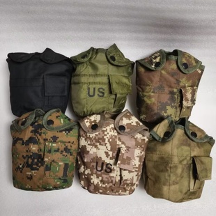 US美军水壶套1l水壶包战术pe水壶袋战斗水壶迷彩水杯