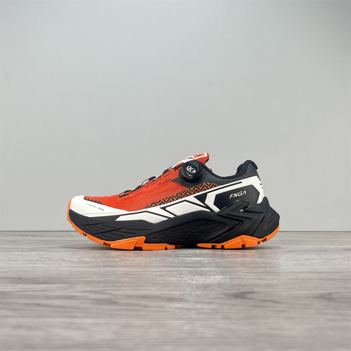 外贸单出口德国男鞋户外越野跑鞋透气缓震全地形旋转纽扣登山鞋