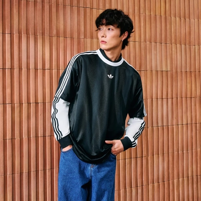 阿迪达斯三叶草男子复古短袖