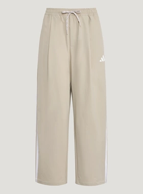 阿迪达斯男子26年夏款运动三条纹梭织抽绳裤气球裤LC8861 LC8860