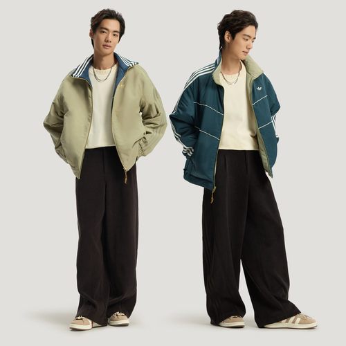 三叶草男子双面穿棉服KT0640