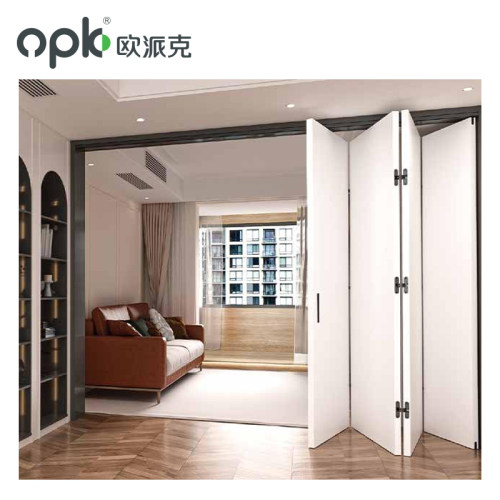 欧派克OPK多扇折叠木门吊轨无下轨移门CJ112400A