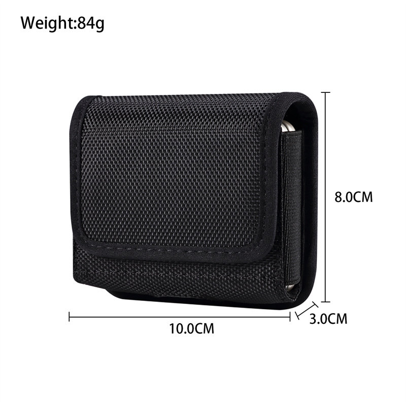 荣耀小折叠flip2穿皮带挂腰包Magic防水牛津Vflip2磁吸翻盖插卡套magicVflip男士迷你袋保护套金属夹皮套
