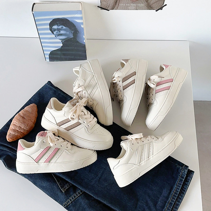 百匡港风小白鞋ins超火2023秋冬新款百搭学生运动休闲板鞋女,女鞋,帆布鞋,淘宝优惠券,粉丝福利购,淘宝优惠卷