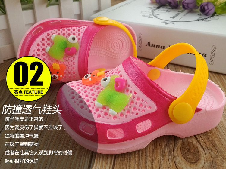 Chaussons enfants en autre pour été - semelle caoutchouc - Ref 986377 Image 4