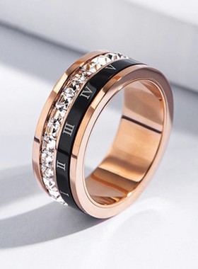 奥特莱斯专柜清仓撤柜捡漏 单排钻戒指情侣指环outlets女配饰