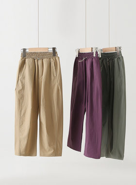 HD1HK055迪家品牌童装休闲裤春款速干梭织轻户外儿童直筒长裤