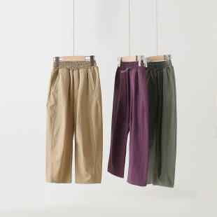 速干梭织轻户外儿童直筒长裤 春款 休闲裤 HD1HK055迪家品牌童装