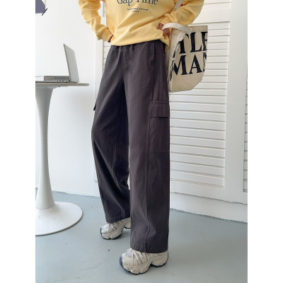 FD86001新品女士春秋款运动休闲百搭工装女裤