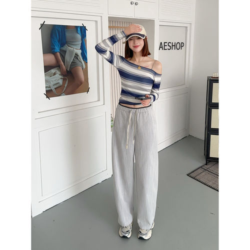 FD86006成人女装新品秋季休闲百搭棉质水洗牛仔裤