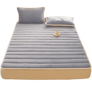 加厚牛奶绒床垫家用卧室软垫1米8两面用床铺垫褥子宿舍学生单人90