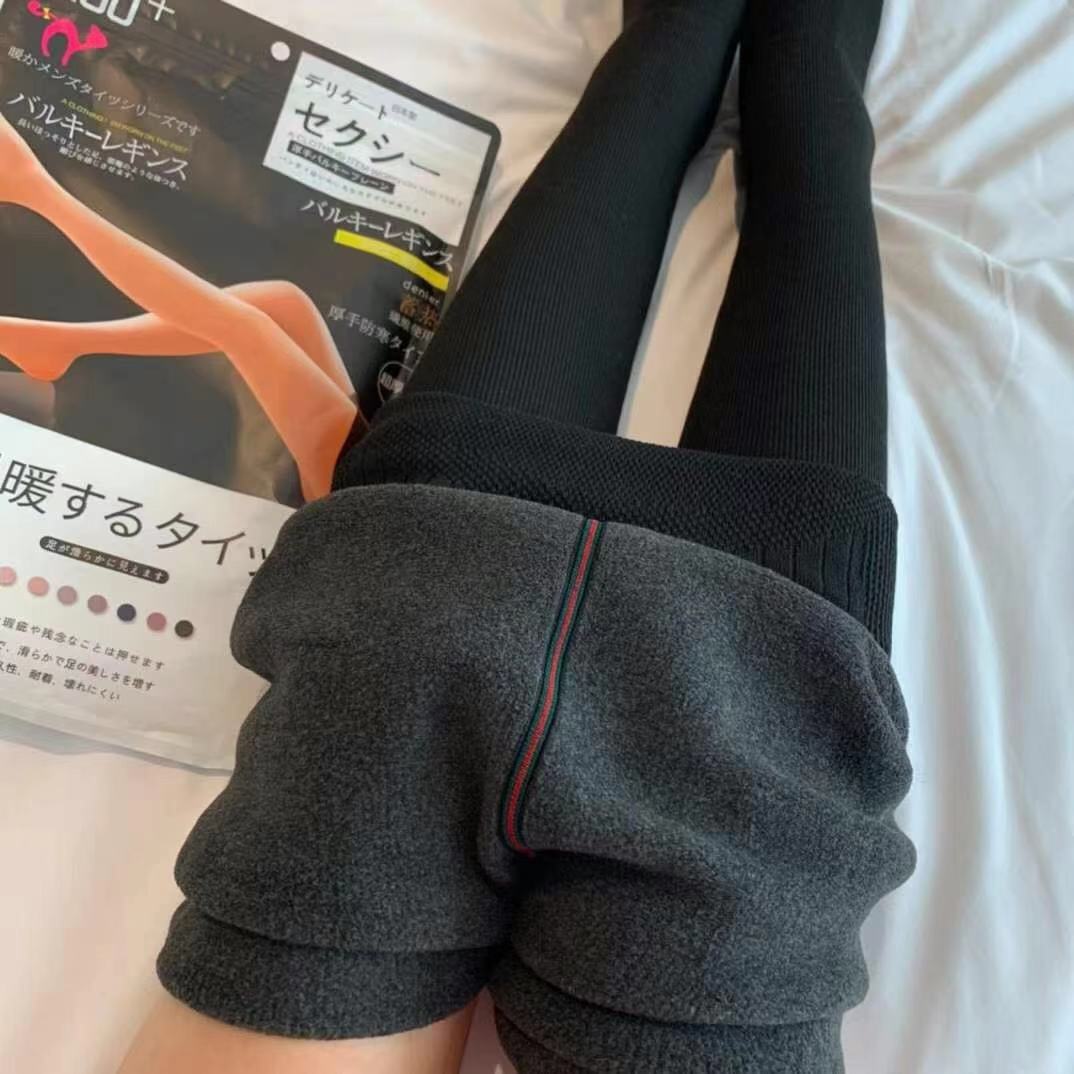 日本羊脂袜女秋冬加厚保暖恒温美腿塑形高腰收腹提臀打底连裤袜子