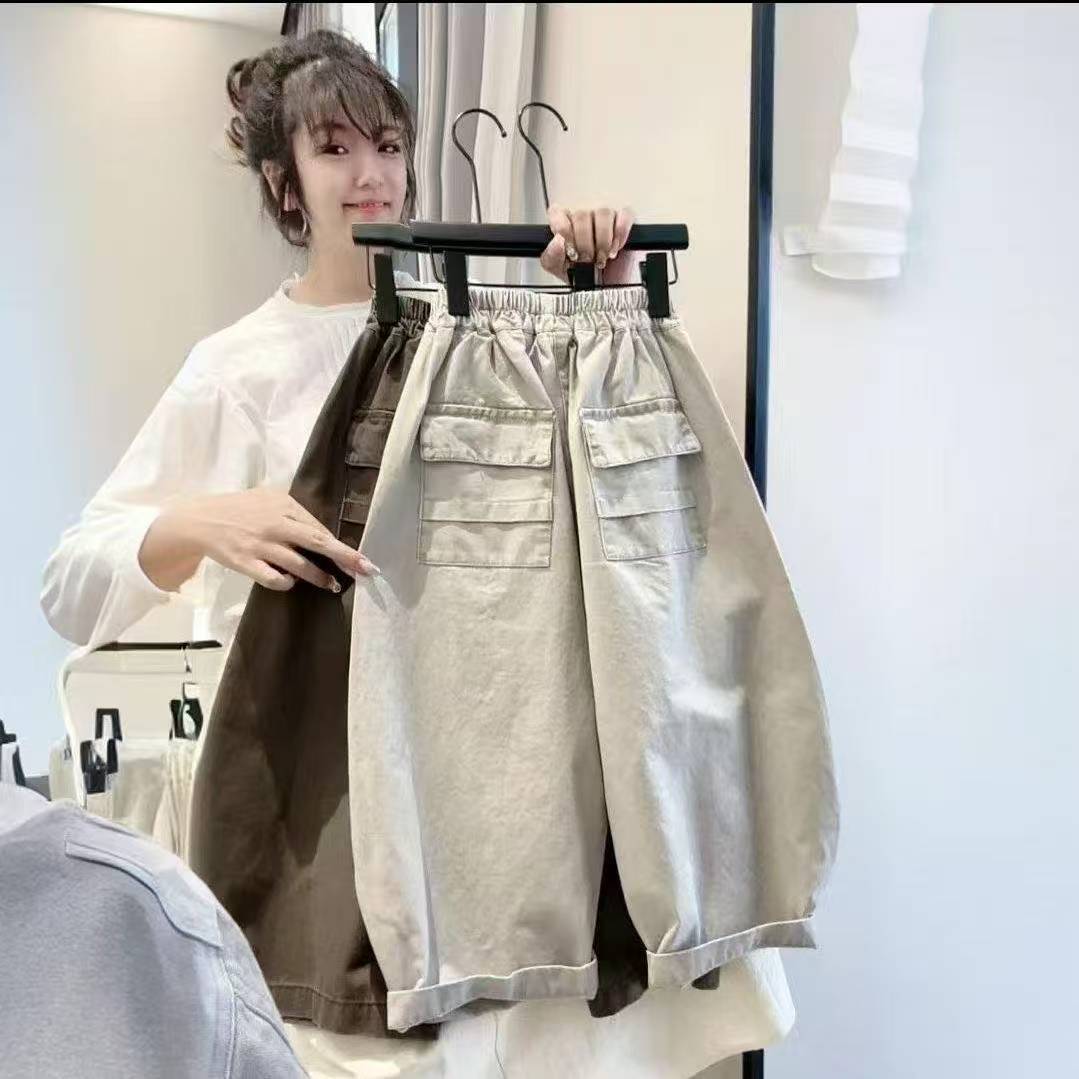 男童春秋纯棉宽松工装裤