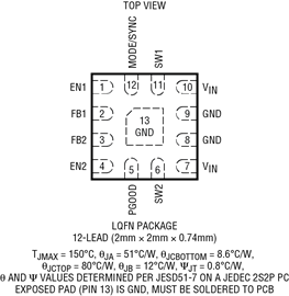 订货 LTC3315AEV LTC3315AIV LTC3315AHV LTC3315AMPV LTC3315A
