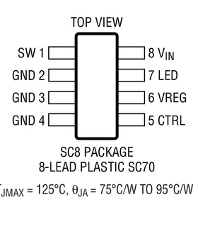 进口原装  LT3590ESC8 LT3590 SC-70 现货可直拍