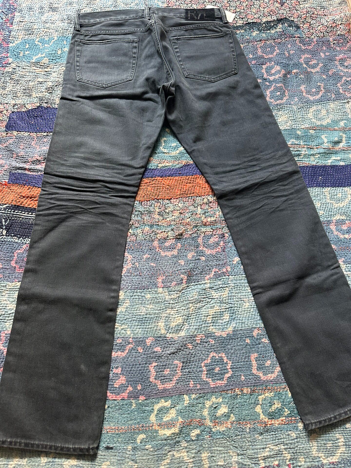 Ralph Lauren Dark Blue Denim Long Pants — front
