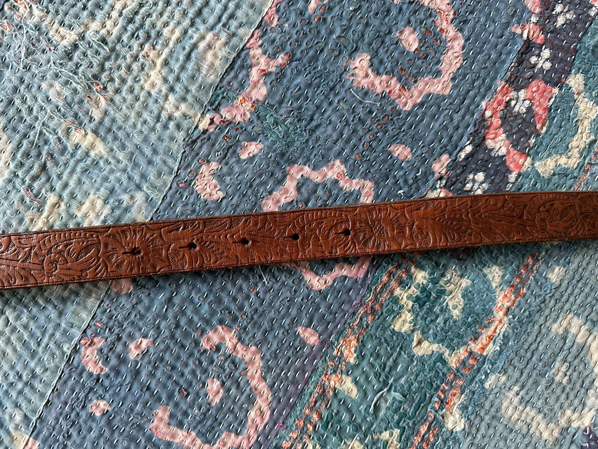 Polo Ralph Lauren Horse Head Carved Belt — back