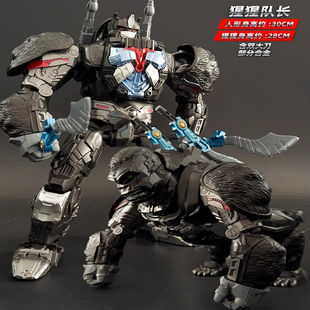 变形7金刚超大猩猩擎天圣队长机器人男孩儿童正版手办男童玩具柱