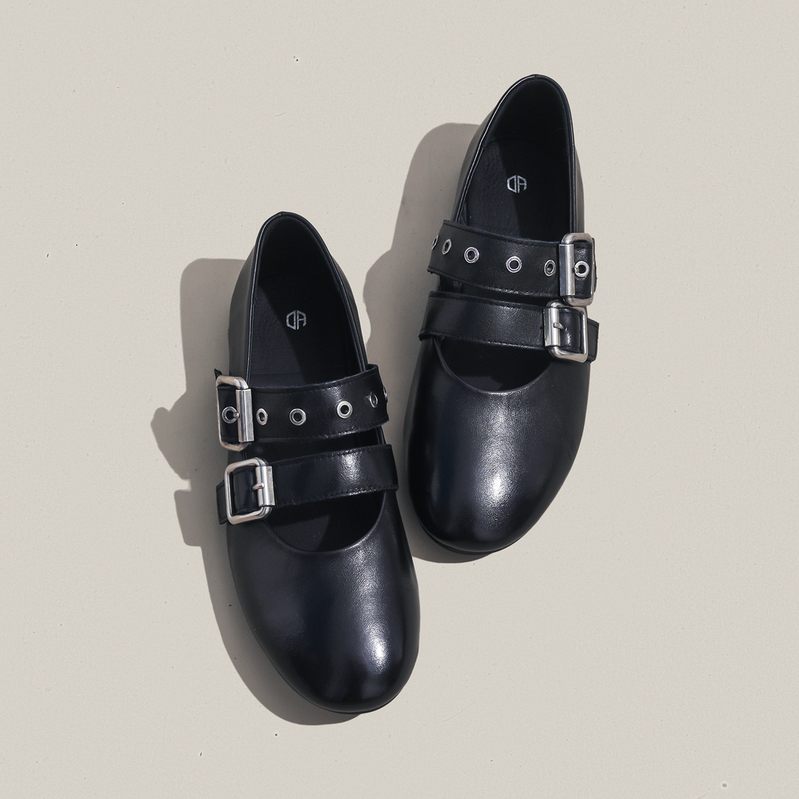 周周推荐~黑色铆钉双扣带玛丽珍鞋女2026年春季平底百搭休闲单鞋,女鞋,玛丽珍鞋,淘宝优惠券,粉丝福利购,淘宝优惠卷