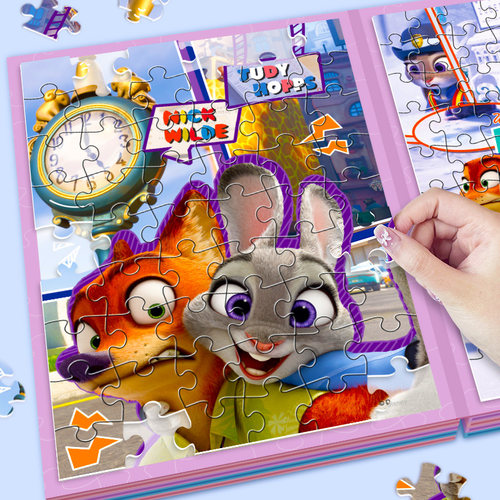 疯狂动物城磁力拼图儿童益智玩具