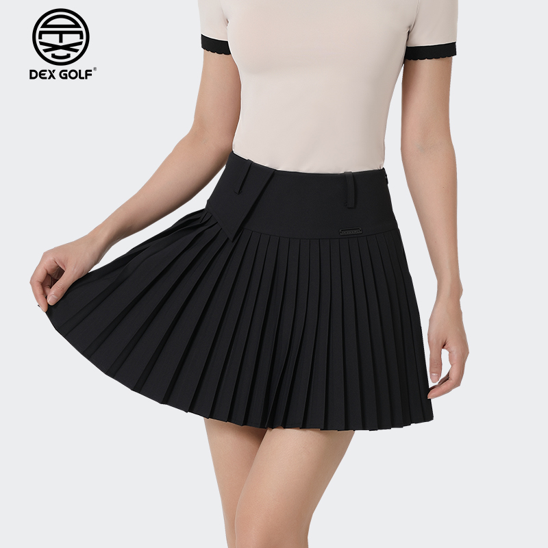 DEXGOLF高尔夫服装冰丝百褶裙