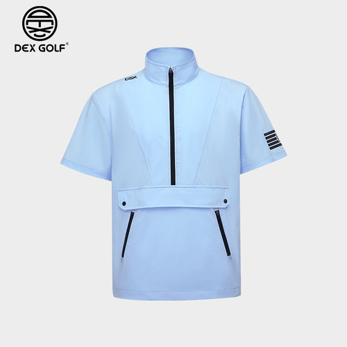 DEXGOLF男士半拉链高尔夫T恤