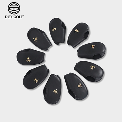 DEXGOLF韩国高尔夫杆套铁杆保护套男女通用款可视9支装球杆套