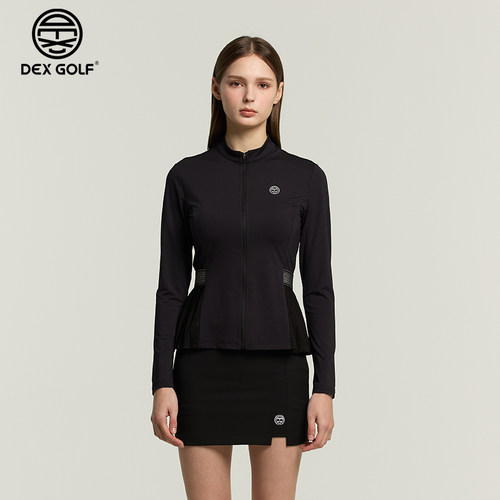 DEXGOLF女拉链薄款透气外套