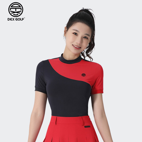 DEXGOLF高尔夫服装圆领短袖