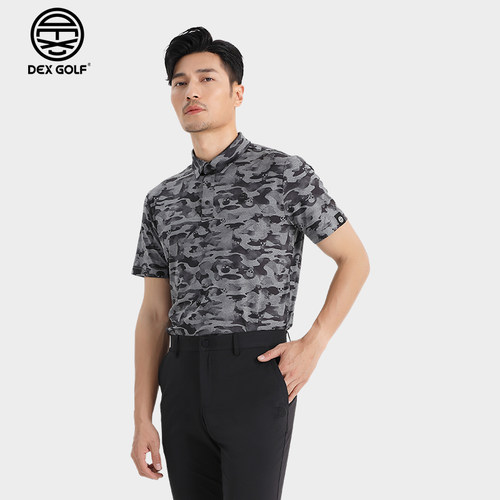 DEXGOLF男士翻领衫休闲商务运动