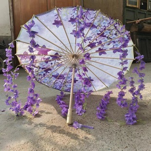 新款花束油纸伞动漫cos网红拍照道具伞景区打卡神器汉服伞古风伞