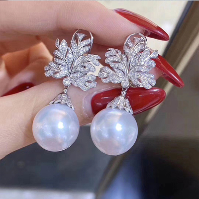 diy翡翠水晶玉石蜜蜡耳坠珠子