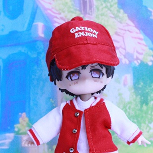 新款ob11娃衣阿巳2bjd素体12分ymy娃娃男女衣服gsc棒球帽运动服