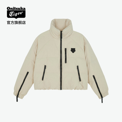 taobao agent [Designer model] Onitsuka Tiger Ghosta Tiger Women's Autumn and Winter Casual down jacket short jacket